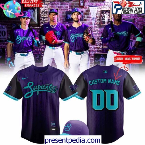2025 Arizona Diamondbacks Serpientes City Connect Baseball Jersey – Fan Gear