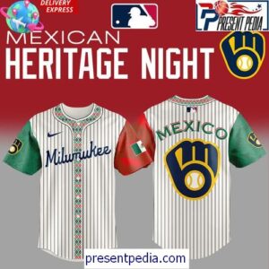 Milwaukee Brewers Mexican Heritage Night 2025 Jersey Baseball Fan Gift