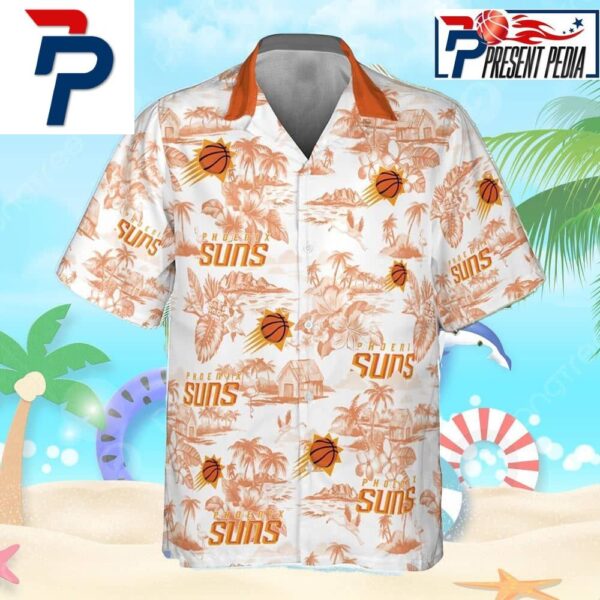 Phoenix Suns NBA Hawaiian Shirt – Stylish Basketball Fan Aloha Shirt for Men & Women