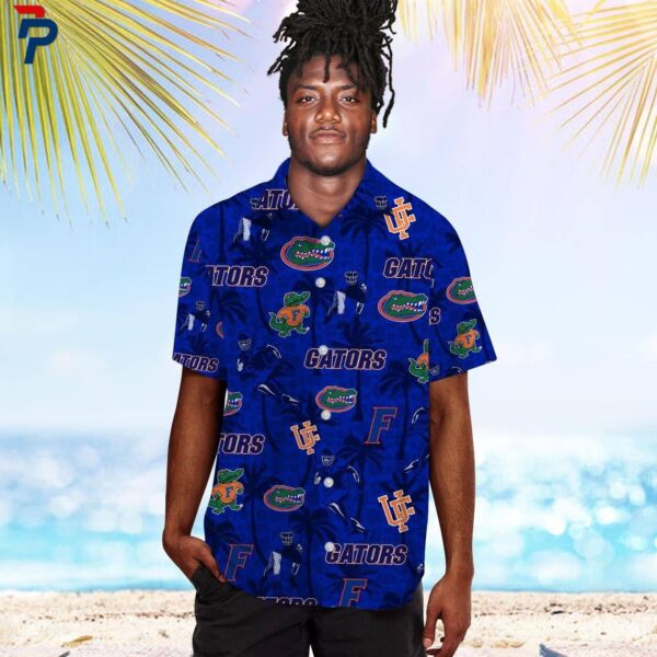Florida Gators Tropical BeacCoconut Tree Tropical Hawaiian Shirts