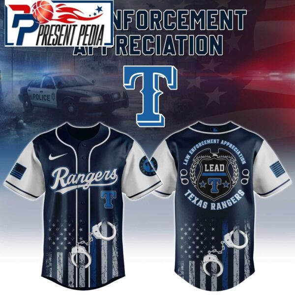 Texas Rangers MLB Law Enforcement Appreciation 2025 Jersey
