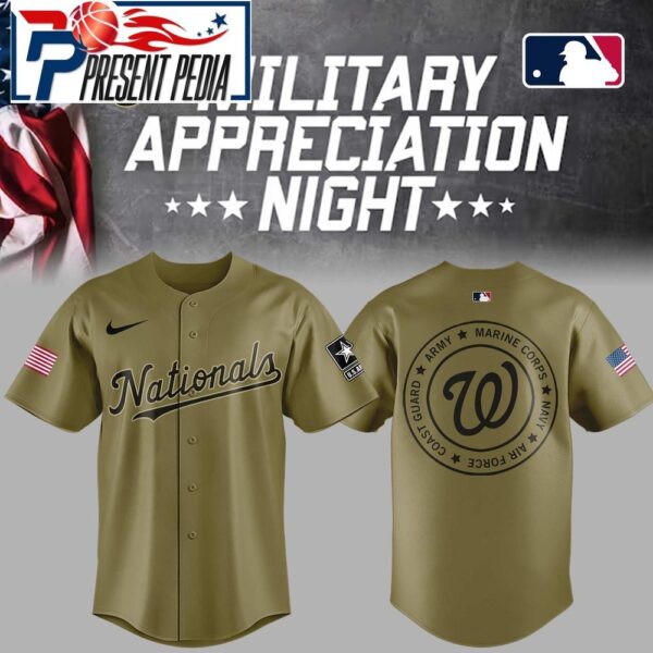 Washington Nationals Military Appreciation Night 2025 Jersey
