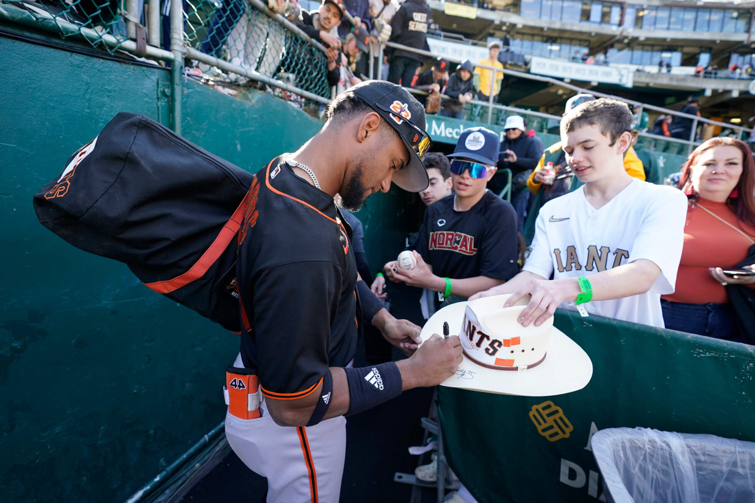 The Giants' Luis Matos has arrived, and it's OK to be unreasonably excited  - The Athletic