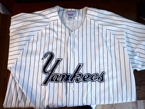 Vintage STARTER Authentic Apparel MLB NEW YORK YANKEES Men's Jersey Size X/Large